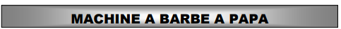 Machine barbe à papa logo
