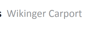WIKINGER CARPORT logo