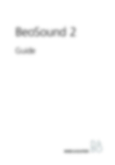 BeoSound 2