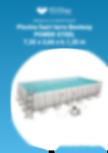 Bestway Piscina fuoriterra Rettangolare