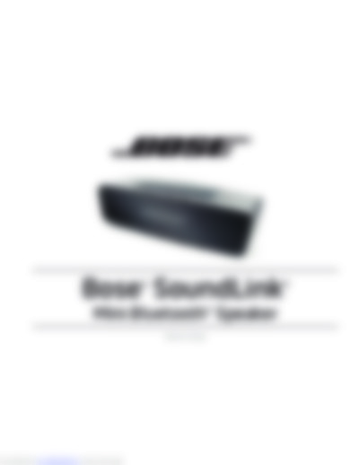 Soundlink mini 1