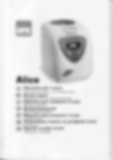 Alice Bread Maker