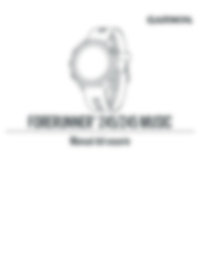 Forerunner 245