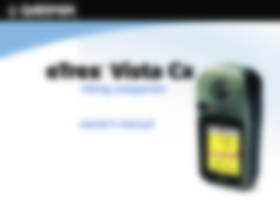 eTrex Vista Cx