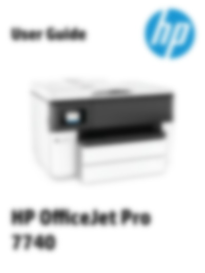OfficeJet Pro 7740