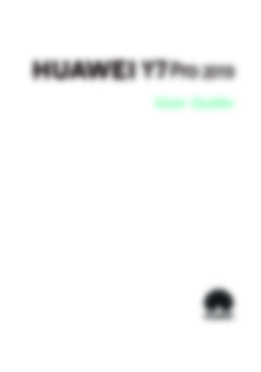 Y7 Pro 2019