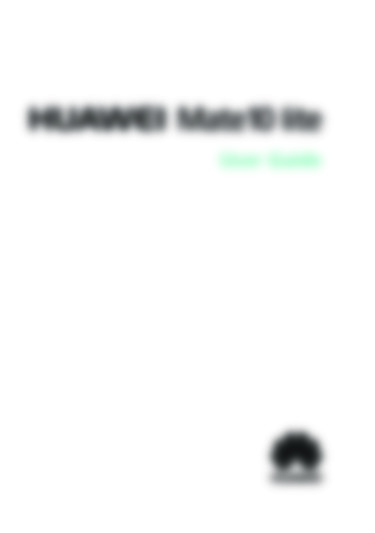 Mate 10 lite