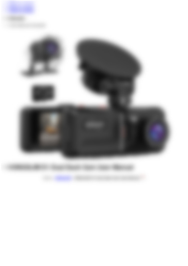 D1 Dual Dash Cam