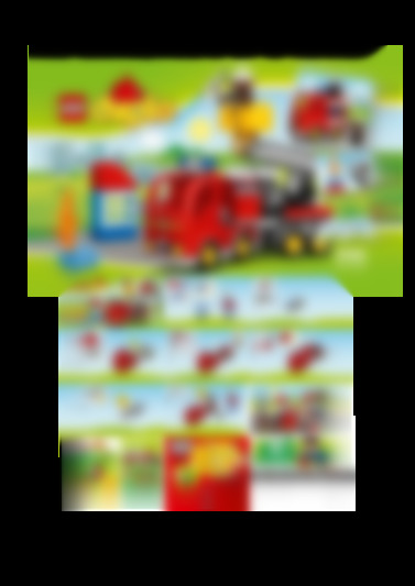 duplo - 10592 - le camion de pompiers