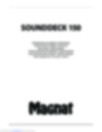 Sounddeck 150