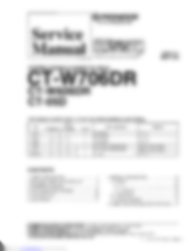 CT W606DR