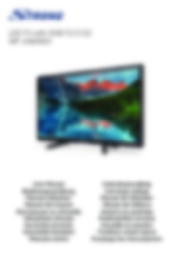 LED TV with DVB-T2/C/S2
