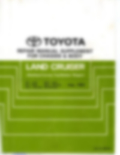 Toyota Land Cruiser HDJ80 Series
