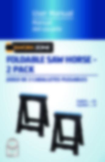 Folding Sawhorse