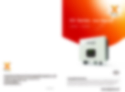 X3 Serie 4.0kw - 10.0kw