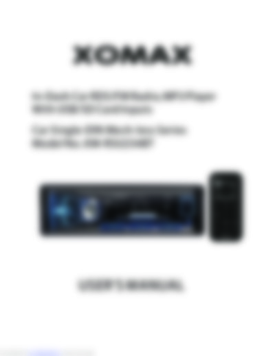 Xm-rsu254bt