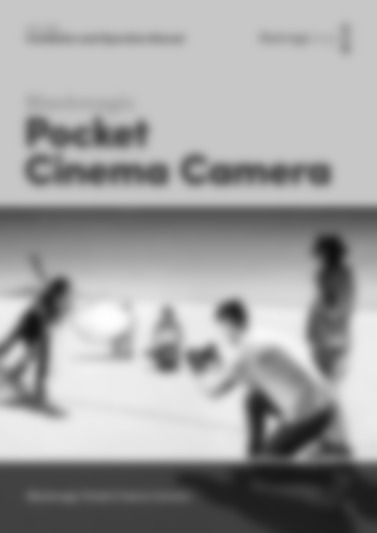 Pocket Cinema Camera 6k