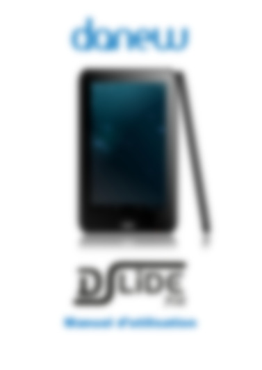 DSlide 702 Tablette