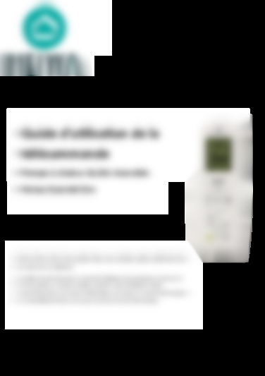 télécommande clim