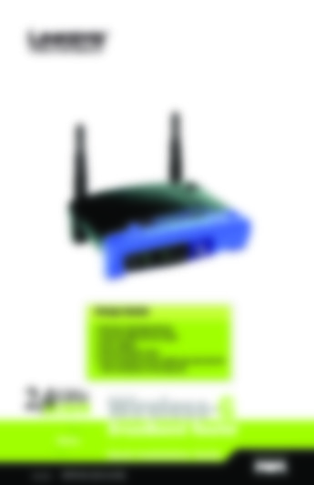 wireless-G 2.4 GHZ