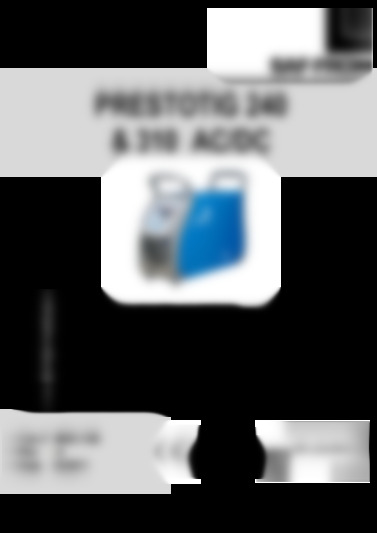 PRESTOTIG 240 AC-DC
