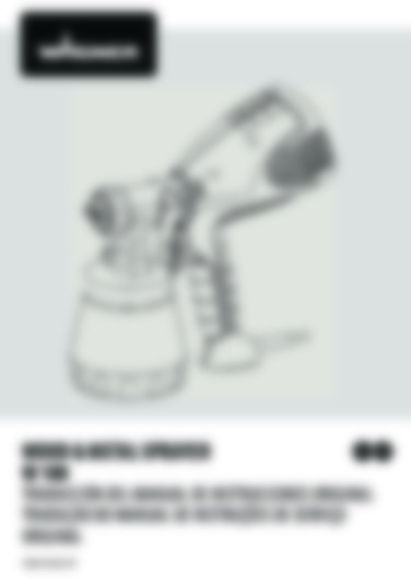 W100 Wood & Metal Sprayer